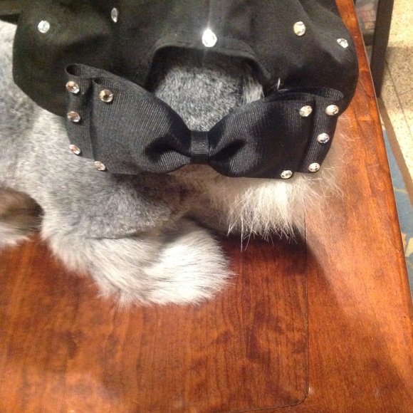 New rhinestones covered bow in back bas ball cap - Picture 5 of 5